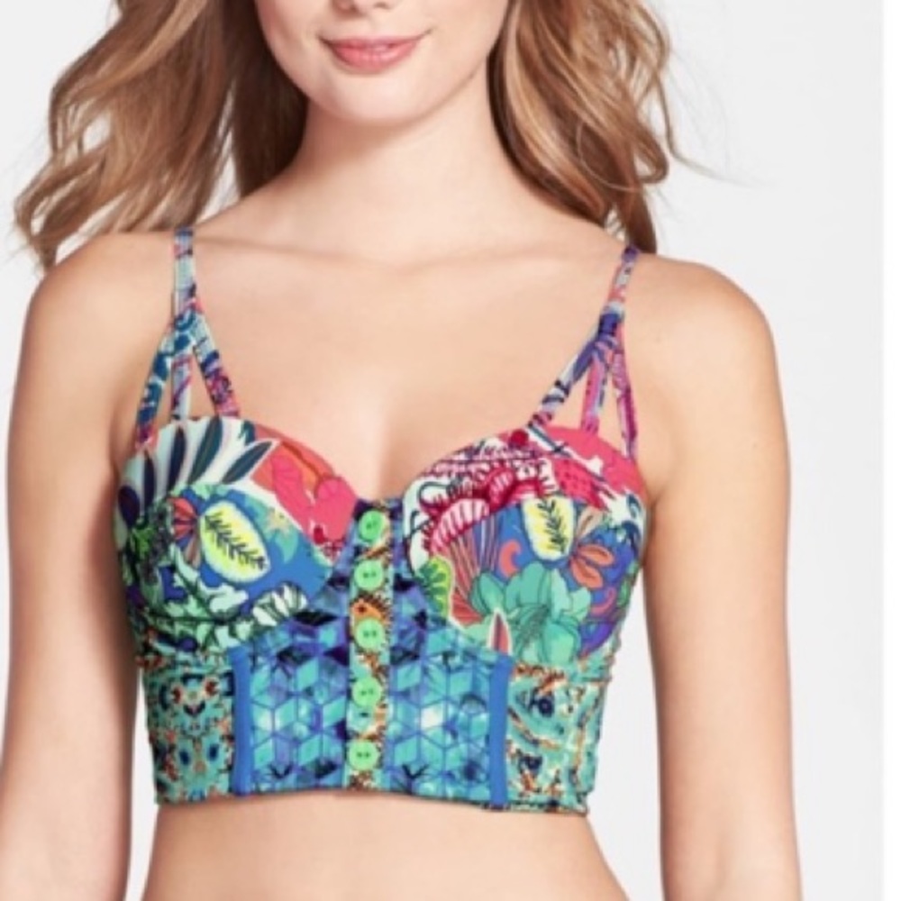 Maaji bustier bikini top size medium —— so cute!!!